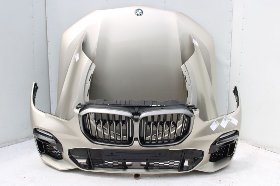 BMW X5 G05 PRZÓD maska błotniki zderzak Sport przedni błotnik lampa lampy laser C1N Sonnenstein M pakiet 63117933339 63117933340