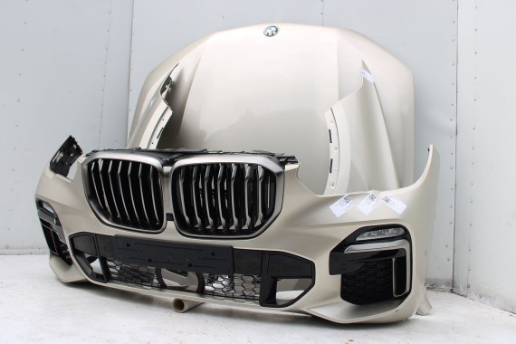 BMW X5 G05 PRZÓD maska błotniki zderzak Sport przedni błotnik lampa lampy laser C1N Sonnenstein M pakiet 63117933339 63117933340