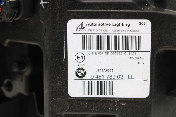 BMW X5 G05 PRZÓD LAMPY lampa Laser laserowe 9481789 9481790 63117933339 63117933340 63119481789 63119481790 6311 9481789 9481789