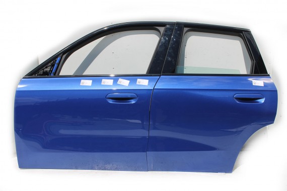 BMW X1 U11 DRZWI LEWE PRZÓD + TYŁ STRONA LEWA przednie + tylne 2 sztuki Kolor C31 Portimao blau metallic Niebieski 41515A38651