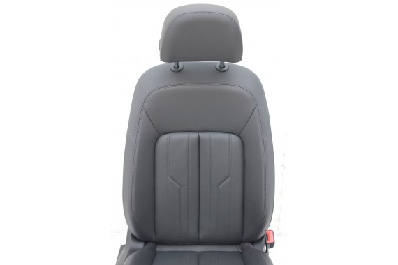 AUDI E TRON FOTELE KOMPLET FOTELI siedzeń siedzenia tapicerka ETRON 4KE kolor czarny