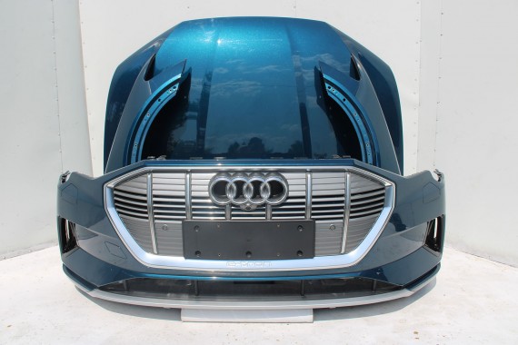 AUDI E TRON PRZÓD Matrix maska błotniki zderzak pas przedni lampy wzmocnienie błotnik lampa LV5Z S1S1 Niebieski ETRON