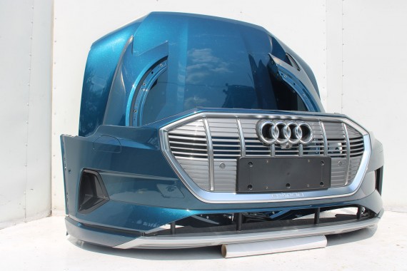 AUDI E TRON PRZÓD Matrix maska błotniki zderzak pas przedni lampy wzmocnienie błotnik lampa LV5Z S1S1 Niebieski ETRON