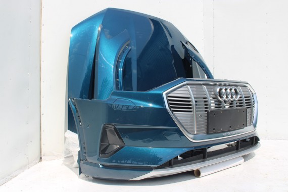 AUDI E TRON PRZÓD Matrix maska błotniki zderzak pas przedni lampy wzmocnienie błotnik lampa LV5Z S1S1 Niebieski ETRON
