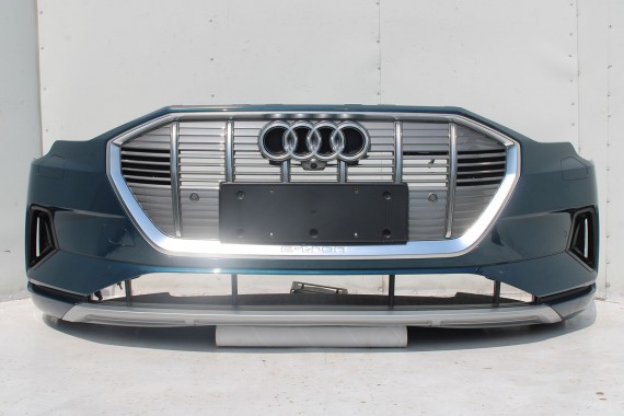 AUDI E TRON PRZÓD Matrix maska błotniki zderzak pas przedni lampy wzmocnienie błotnik lampa LV5Z S1S1 Niebieski ETRON