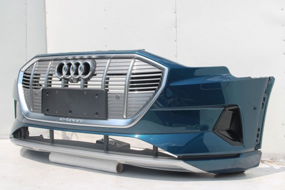 AUDI E TRON PRZÓD Matrix maska błotniki zderzak pas przedni lampy wzmocnienie błotnik lampa LV5Z S1S1 Niebieski ETRON