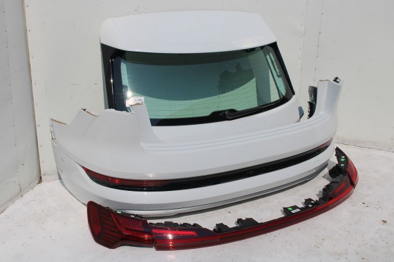 AUDI E TRON TYŁ ZDERZAK + KLAPA BAGAŻNIKA + LAMPY lampa tylny 2Y2Y LS9R biały 2Y S9R ETRON led ledy