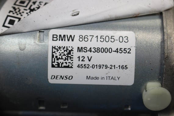 BMW 4 G23 ROZRUSZNIK DENSO 8671505 silnik benzynowy 38004552 63AT - M440I XD 285 kW 388 PS MS438004552 07129907896 12418671505