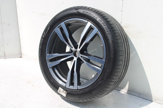 BMW X7 FELGI 21 8074220 OPONY LATO KOŁA felga 9.5J*21H2 ET36 opona 285/45/21 113Y M727 8445 8444 Pirelli P ZERO 4826 M PAKIET