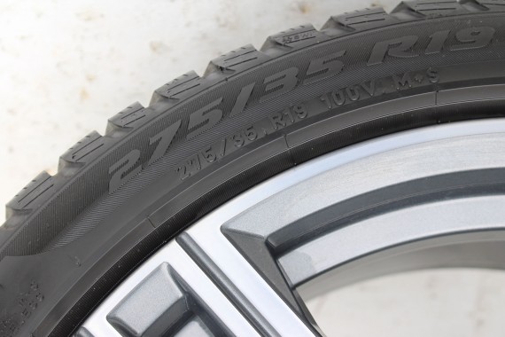 BMW 8 M8 FELGI 19 8090019 8090020 OPONY ZIMA KOŁA felga 8J*19H2 ET26 opona 245/40/19 M727 8445 8444 Pirelli P ZERO 275/35 100N