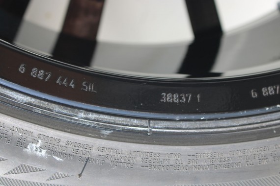 BMW i8 FELGI 20 6887445 OPONY ZIMA KOŁA felga 7.5J*20H2 ET40 opona 215/45/20 95V 5Bridgestone wzór styl 516 6880105 6 880 105 8