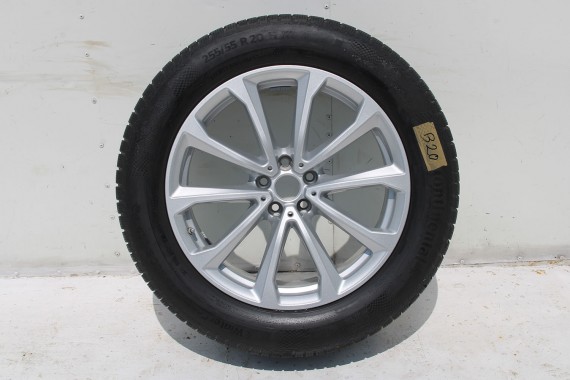 BMW X7 G07 FELGI 20 6880688 OPONY ZIMA KOŁA felga 8.5J*20H2 ET35 opona 255/55/20 110H Continental wzór styl 750 8262 6880688
