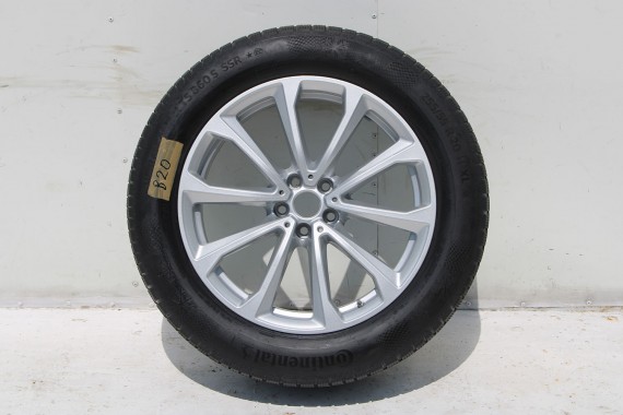 BMW X7 G07 FELGI 20 6880688 OPONY ZIMA KOŁA felga 8.5J*20H2 ET35 opona 255/55/20 110H Continental wzór styl 750 8262 6880688