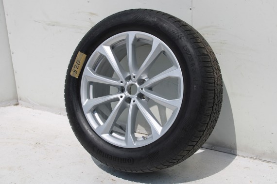 BMW X7 G07 FELGI 20 6880688 OPONY ZIMA KOŁA felga 8.5J*20H2 ET35 opona 255/55/20 110H Continental wzór styl 750 8262 6880688