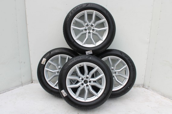 BMW X5M X6M FELGI 19 6880685 OPONY LATO KOŁA felga 9J*19H2 ET38 opona 265/50/19 734 Pirelli X5 X6 8090715 RSC RDCI TPMS
