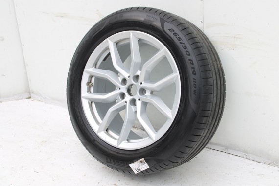 BMW X5M X6M FELGI 19 6880685 OPONY LATO KOŁA felga 9J*19H2 ET38 opona 265/50/19 734 Pirelli X5 X6 8090715 RSC RDCI TPMS