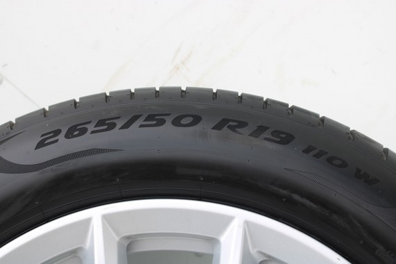 BMW X5M X6M FELGI 19 6880685 OPONY LATO KOŁA felga 9J*19H2 ET38 opona 265/50/19 734 Pirelli X5 X6 8090715 RSC RDCI TPMS