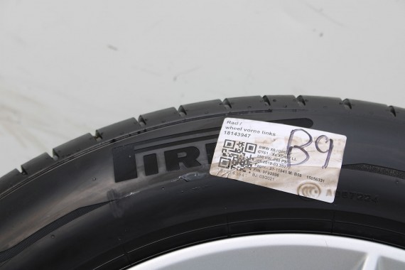 BMW X5M X6M FELGI 19 6880685 OPONY LATO KOŁA felga 9J*19H2 ET38 opona 265/50/19 734 Pirelli X5 X6 8090715 RSC RDCI TPMS