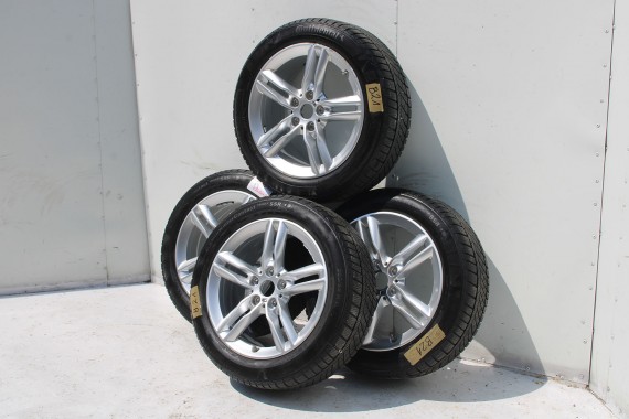 BMW 2 F45 F46 FELGI 17 7848601 OPONY ZIMA KOŁA felga 7.5J*17H2 ET54 opona 205/55/17 95H Continental wzór styl M483 M POWER