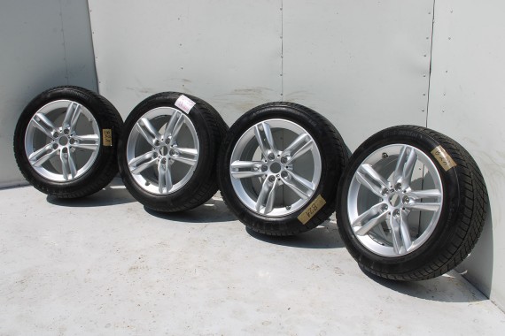 BMW 2 F45 F46 FELGI 17 7848601 OPONY ZIMA KOŁA felga 7.5J*17H2 ET54 opona 205/55/17 95H Continental wzór styl M483 M POWER