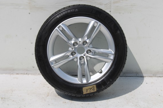 BMW 2 F45 F46 FELGI 17 7848601 OPONY ZIMA KOŁA felga 7.5J*17H2 ET54 opona 205/55/17 95H Continental wzór styl M483 M POWER