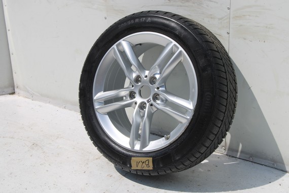 BMW 2 F45 F46 FELGI 17 7848601 OPONY ZIMA KOŁA felga 7.5J*17H2 ET54 opona 205/55/17 95H Continental wzór styl M483 M POWER