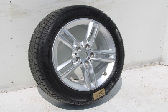 BMW 2 F45 F46 FELGI 17 7848601 OPONY ZIMA KOŁA felga 7.5J*17H2 ET54 opona 205/55/17 95H Continental wzór styl M483 M POWER