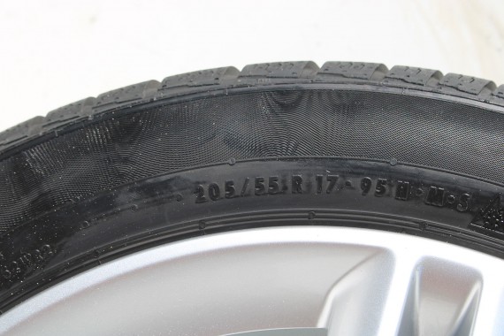 BMW 2 F45 F46 FELGI 17 7848601 OPONY ZIMA KOŁA felga 7.5J*17H2 ET54 opona 205/55/17 95H Continental wzór styl M483 M POWER