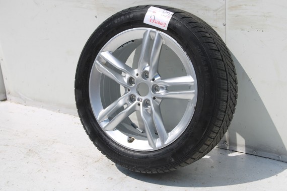 BMW 2 F45 F46 FELGI 17 7848601 OPONY ZIMA KOŁA felga 7.5J*17H2 ET54 opona 205/55/17 95H Continental wzór styl M483 M POWER