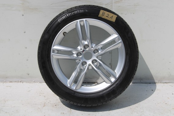BMW 2 F45 F46 FELGI 17 7848601 OPONY ZIMA KOŁA felga 7.5J*17H2 ET54 opona 205/55/17 95H Continental wzór styl M483 M POWER
