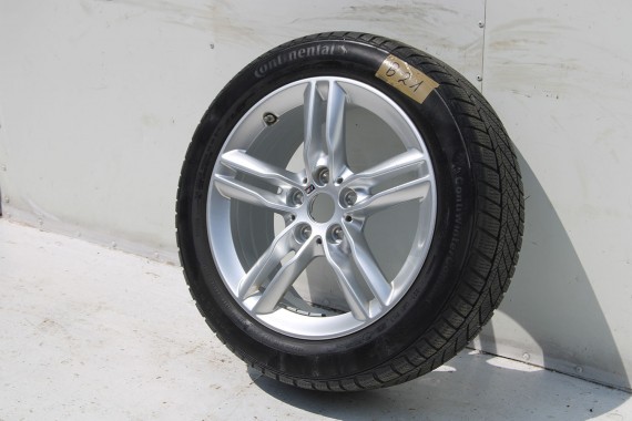 BMW 2 F45 F46 FELGI 17 7848601 OPONY ZIMA KOŁA felga 7.5J*17H2 ET54 opona 205/55/17 95H Continental wzór styl M483 M POWER