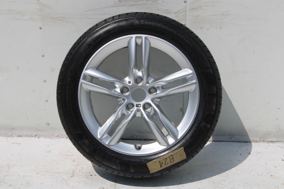 BMW 2 F45 F46 FELGI 17 7848601 OPONY ZIMA KOŁA felga 7.5J*17H2 ET54 opona 205/55/17 95H Continental wzór styl M483 M POWER
