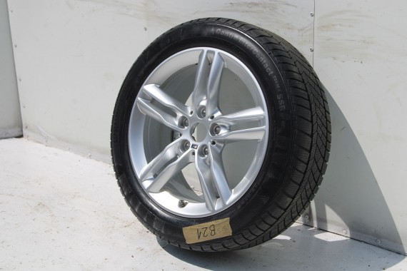 BMW 2 F45 F46 FELGI 17 7848601 OPONY ZIMA KOŁA felga 7.5J*17H2 ET54 opona 205/55/17 95H Continental wzór styl M483 M POWER