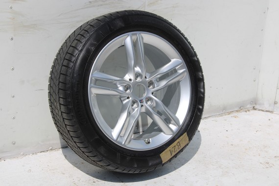 BMW 2 F45 F46 FELGI 17 7848601 OPONY ZIMA KOŁA felga 7.5J*17H2 ET54 opona 205/55/17 95H Continental wzór styl M483 M POWER
