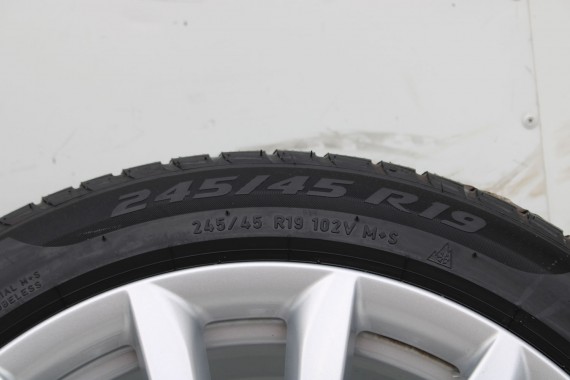 BMW 7 G11 G12 FELGI 19 6861225 OPONY ZIMA KOŁA felga 8.5JX*19H2 ET25 opona 245/45/20 102V PIRELLI SottoZero styl 620 6 861 225