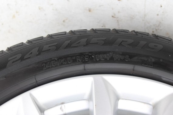 BMW 7 G11 G12 FELGI 19 6861225 OPONY ZIMA KOŁA felga 8.5JX*19H2 ET25 opona 245/45/20 102V PIRELLI SottoZero styl 620 6 861 225
