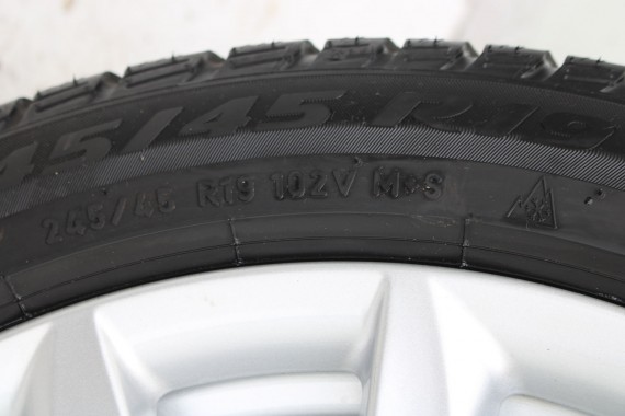 BMW 7 G11 G12 FELGI 19 6861225 OPONY ZIMA KOŁA felga 8.5JX*19H2 ET25 opona 245/45/20 102V PIRELLI SottoZero styl 620 6 861 225