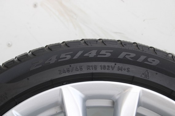BMW 7 G11 G12 FELGI 19 6861225 OPONY ZIMA KOŁA felga 8.5JX*19H2 ET25 opona 245/45/20 102V PIRELLI SottoZero styl 620 6 861 225