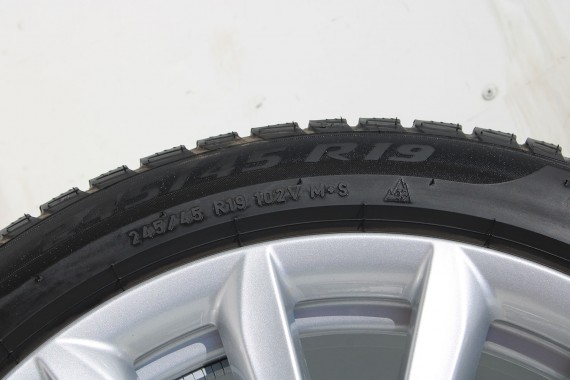 BMW 7 G11 G12 FELGI 19 6861225 OPONY ZIMA KOŁA felga 8.5JX*19H2 ET25 opona 245/45/20 102V PIRELLI SottoZero styl 620 6 861 225