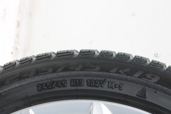 BMW 7 G11 G12 FELGI 19 6861225 OPONY ZIMA KOŁA felga 8.5JX*19H2 ET25 opona 245/45/20 102V PIRELLI SottoZero styl 620 6 861 225