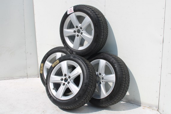 BMW 2 F45 F46 FELGI 17 6855087 OPONY ZIMA KOŁA felga 7.5J*17H2 ET54 opona 205/55/17 95H Continental wzór styl 478