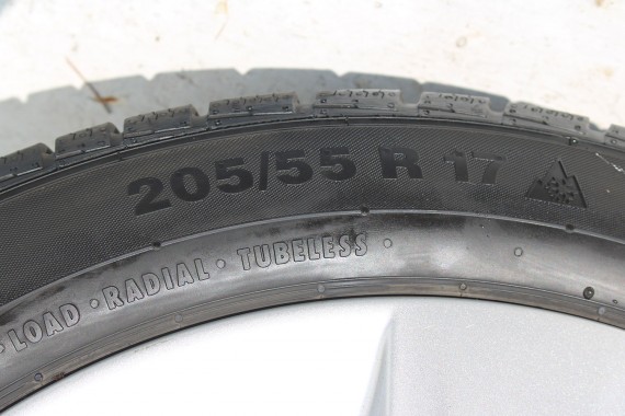 BMW 2 F45 F46 FELGI 17 6855087 OPONY ZIMA KOŁA felga 7.5J*17H2 ET54 opona 205/55/17 95H Continental wzór styl 478