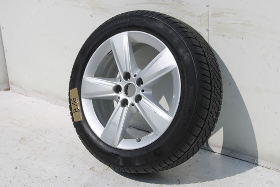 BMW 2 F45 F46 FELGI 17 6855087 OPONY ZIMA KOŁA felga 7.5J*17H2 ET54 opona 205/55/17 95H Continental wzór styl 478