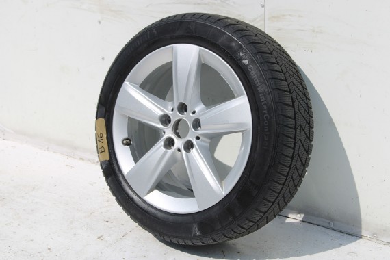 BMW 2 F45 F46 FELGI 17 6855087 OPONY ZIMA KOŁA felga 7.5J*17H2 ET54 opona 205/55/17 95H Continental wzór styl 478