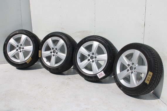 BMW 2 F45 F46 FELGI 17 6855087 OPONY ZIMA KOŁA felga 7.5J*17H2 ET54 opona 205/55/17 95H Continental wzór styl 478