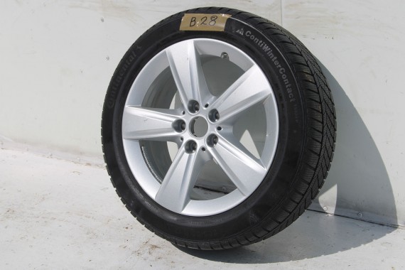 BMW 2 F45 F46 FELGI 17 6855087 OPONY ZIMA KOŁA felga 7.5J*17H2 ET54 opona 205/55/17 95H Continental wzór styl 478