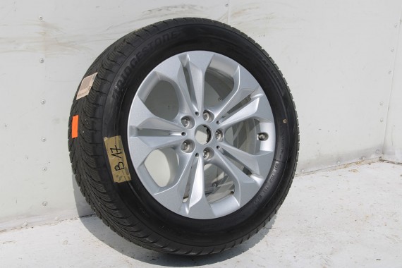 BMW X1 X2 FELGI 17 6856065 OPONY ZIMA KOŁA felga 7.5J*17H2 ET52 opona 225/55/17 97H Bridgestone wzór styl 564 F48 U11 F39