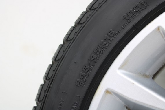 BMW 5 G30 G31 FELGI 18 6863418 OPONY ZIMA KOŁA felga 8.5JX*19H2 ET25 opona 245/45/20 100V Goodyear styl 632 6 863 418 6863418