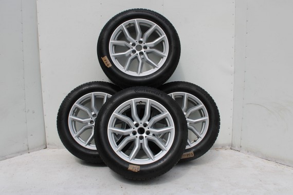 BMW X5M X6M FELGI 19 6880685 OPONY ZIMA KOŁA felga 9J*19H2 ET38 opona 265/50/19 734 Continental X5 X6 8090715 RSC RDCI TPMS