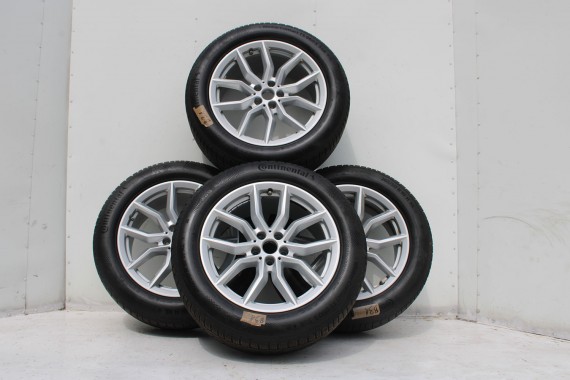 BMW X5M X6M FELGI 19 6880685 OPONY ZIMA KOŁA felga 9J*19H2 ET38 opona 265/50/19 734 Continental X5 X6 8090715 RSC RDCI TPMS